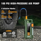 Jump Starter with Air Compressor,5000A Car Battery Jumper Starter, 16000mAh Battery Jumper Starter Portable for 10L