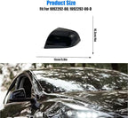 Compatible with Tesla Model 3 Side Mirror Cover Replacement 2017 2018 2019 2020 2021 2022 2023 2024 2025, Left Side Rearview Mirror Cover Cap for Model 3 Accessories(Black)