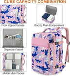 Lumesner Carry on Travel Backpacks, Extra Large 40L Flight Approved for Men & Women,Expandable Suitcase backpack (Camouflage 