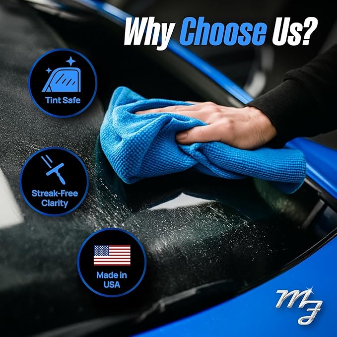 Magic Finish Car Glass Cleaner (1 Gallon) – Ammonia-Free Window Cleaner Spray for Interior & Exterior Auto Glass – Anti-Fog, 