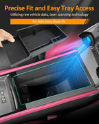 CDEFG for Chevy Blazer EV 2024 2025 2026 Center Console Organizer Tray for Blazer EV LT/RS Accessories Armrest Storage Box Insert Tray for Blazer EV Arm Rest Middle Organizer