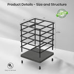 BOTEMY Toothbrush Holders with Quick Drying Mat—Black Toothbrush and Toothpaste Holder for Bathroom—Upgrade 3 Slots Openwork 