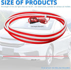 DREAMIZER 94" Inch Dynamic Scan Start Up Car LED Under Hood Light Strip Glow Daytime Running Light(White)