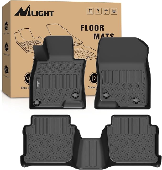Nilight TPE Floor Mats for Mazda 6 2014 2015 2017 2018 2019 2020 2021, All Weather Custom Fit Heavy Duty Floor Liners