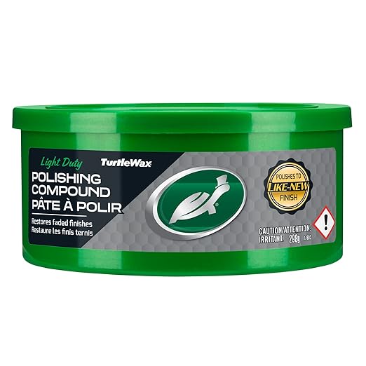 Turtle Wax T241AC Polishing Compound, 10.5 oz, Paste White