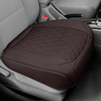 1 Pack Leather Front Car Seat Cover Bottom Car Seat, Anti-Slip and Full Wrap Driver Car Seat Protectors, Luxury Waterproof Bo