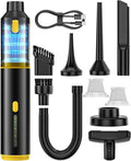 Car Vacuum Portable Cordless Handheld Vacuum Cleaner 4-in-1 Mini Cordless Vacuum with 2 Suction Modes and 16800pa Suction Pow