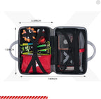 KITGO Roadside Emergency Car Kit (137Piece), with Jumper Cable, Car Safety Road Rescue Kit,Car Emergency Kit Gift for Father 