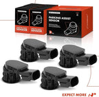 A-Premium 4-PC Reverse Backup Parking Assist Sensor Compatible with Select Toyota Models - RAV4 2014-2018, Tacoma 2015-2022, 