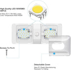 BlueFire 1 Pack Upgraded Super Bright DC 12V Led RV Ceiling Double Dome Light RV Interior Lighting with ON/Off Switch for Trailer Camper Car RV Boat (Warm White - 1PCS)