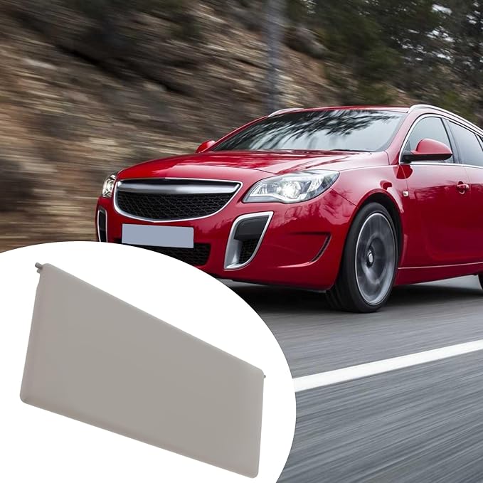 Car Side Sunshade Gray Cover 1437221 Sun Visor Shade Mirror Cover 22800041 Compatible with Vauxhall Compatible with Opel Astra J Insignia A Gray