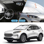 Front Windshield Sun Shade Foldable Car Front Window Sun Shade Windshield Shade Custom Fit for 2020-2026 Ford Escape Block UV Rays Car Accessories Heat Keep Cooler