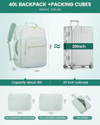LOVEVOOK Travel Backpack for Women & Men 40L,Airline Approved Carry On Backpack Travel Essentials,TSA Carry on Luggage,Waterp
