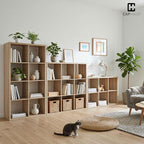 CAPHAUS Sturdy Room 13-Inch Cube Storage Organizer Shelf, with Extra Thick Exterior Edge, Open Storage Shelf Divider, Bookcas