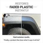 CAR GUYS Plastic Restorer | Bring Plastic, Rubber, and Vinyl Back to Life! | User Friendly Trim Restorer | Safe Auto Detailin