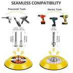 193Pcs 2 Inch Polishing Kit Hook and Loop Sanding Discs, Headlight Restoration Kit - 80 to 10000 Grits Wet Dry Sandpaper Buff
