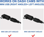 NUNET Type C Dash Cam Hardwire Kit, MicroUSB & Mini USB 15ft Power Cable with Low Voltage Protection, 11.9V Cut-Off, 4 Fuse Types (Mini/LP/ATO/Micro2), Universal Hard Wire Kit for Cars & Trucks