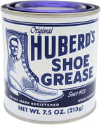 Huberd's Shoe Grease 7.5 oz – Leather Conditioner and Waterproofer for Leather Boots, Shoes, & Gear. Rejuvenates and Protects