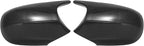 X AUTOHAUX Pair Exterior Rear View Mirror Housing Door Wing Mirror Cover Cap Carbon Fiber Pattern M3 Style for BMW 3 Series E90 E91 E92 E93 Facelifted 2008-2011