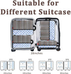 U+U 4 Set Compression Packing Cubes - Ultralight Travel Organizers, Space-Saving Suitcase Organizer, Expandable Packing Cubes