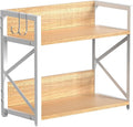 RUILALIFE Spice-Rack-Organizer-Shelf for Kitchen Counter, 2 Tiers Coffee Bar Station Organizer for Countertop，Space Saving De