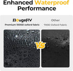 BougeRV Hitch Cargo Carrier Bag Waterproof/Rainproof for Car Truck SUV Vans Rear Mount Trays and Baskets 48'' L x 20'' W x 22'' H