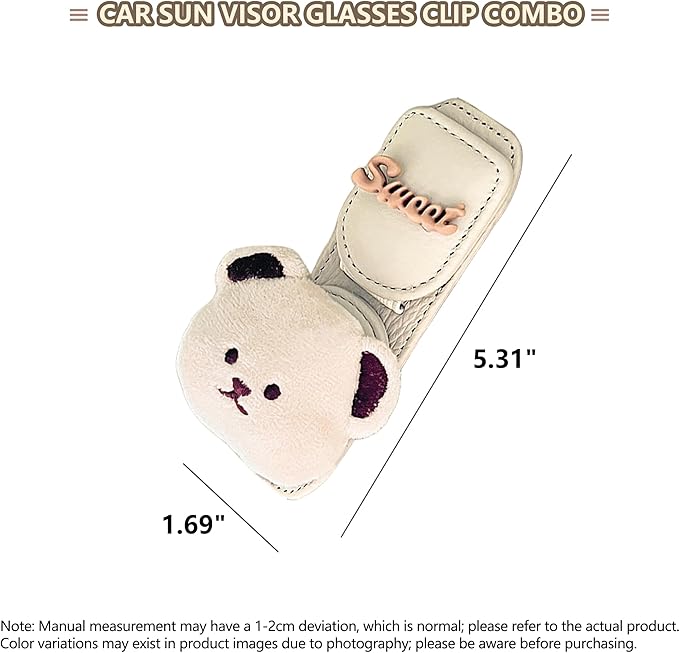 Car Sunglasses Holder Eyeglass Clip with Sun Visor Storage for Cards Magnetic Eyewear Clamp Car Decor