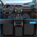 Nilight TPE Floor Mats for Dodge Ram 1500 2500 3500 Crew Cab 2012 2013 2014 2015 2016 2017 2018, Ram 1500 Classic 2019 2020 2021 2022 2023 All Weather Custom Fit Heavy Duty Floor Liners