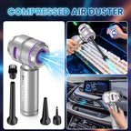 Car Vacuum Portable Cordless 20000pa High Power 4-in-1 Handheld Vacuum Cordless Rechargeable, Portable Vacuum with 3 Reusable