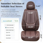 Coverado Seat Covers, Car Seat Covers Front Seats, Car Seat Cover, Waterproof Leather Seat Covers, Seat Cushion, Front Car Se