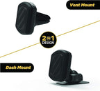 Scosche MAGDV-XTSP1 MagicMount Magnetic Dashboard Phone Mount and Vent Mount for Car, 360° Adjustable Magnet Head, Universal Cell Phone Holder, Compatible with iPhone, Samsung, and All Devices