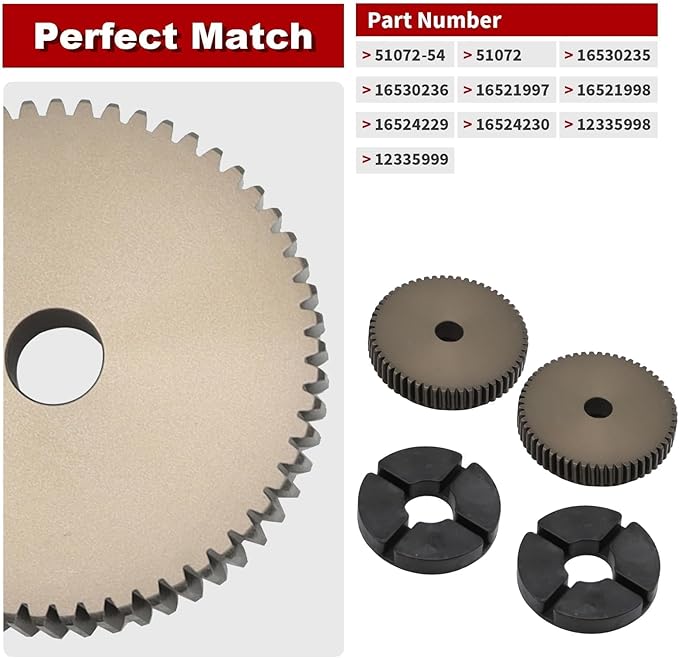 51072-54 Headlight Headlamp Motor Repair Kit with Fix Brass Gear Compatible with 2000-2004 Corvette C5 1993-2002 Firebird Tra