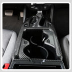Center Console Frame Cover,for Kia K4 2024 2025 2026, Gear Shift Panel,Cup Holder Trim - Carbon Fiber Protective Accessories
