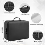 5200°F Fireproof Document Bag with Lock - Mondoshop Heat-Insulated Fireproof Document Box, Important Document Organizer, Port