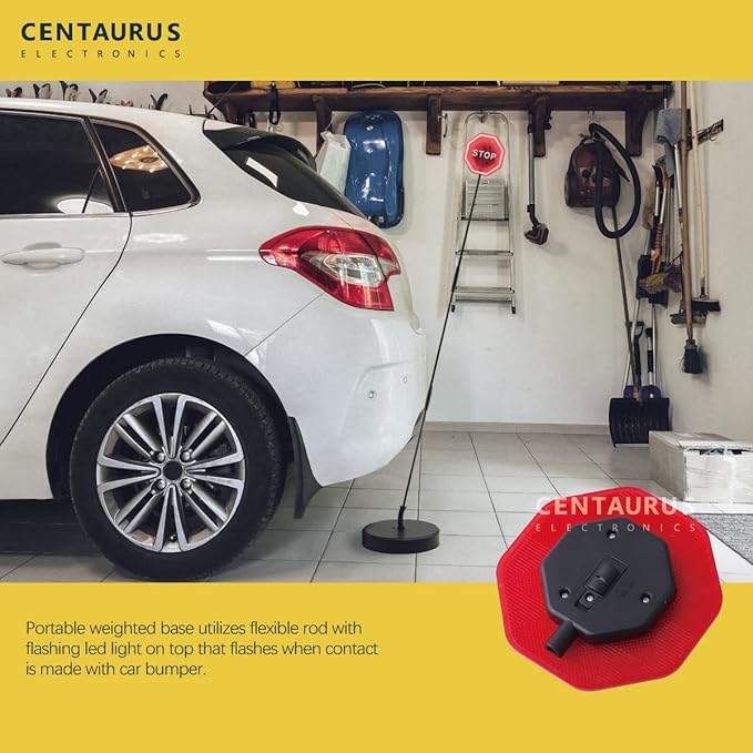 CENTAURUS Garage Parking Assist Led Flashing Garage Parking Sensor Perfect Target Indicator Parking Flashlight System with Ad