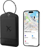 TopMade Smart Luggage Tag with Find My, Premium Leather Luggage Tags for Suitcase, Travel Bags, Backpacks, Anti-Lost Suitcase