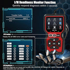 V519 OBD2 Scanner Diagnostic Tool, Car Code Reader with 35,901 Built-in DTC Lookup, Check Engine Light Reader, Live Data, I/M