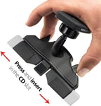 WixGear Cd Mount, CD Slot Magnetic Car Mount Holder for Cell Phones and mini Tablets with Fast Swift snap Technology, [Only Fits CD Player Slots Measuring 4.5 to 5 Inches]