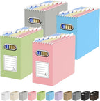 Oterri Cardboard File Organizer Box for Hanging File Folders Letter Size,File Box for Computer Desk,File Cabinet,Working Home
