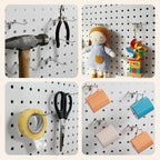 JEAWIWI 120 Pack 4 Inch Metal Pegboard Hooks, Fit 1/4 in and 1/8 in Peg Board Organizer Accessories, for Hanging Storage, Gar