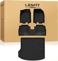 LASFIT Floor Mats & Cargo Liner for Chevrolet Chevy Equinox EV (Not Fit Gasoline) 2024 2025 2026, All Weather TPE Custom Fit Floor Mats for Car, Car Floor Mats Full Set for Chevy Equinox EV, Black