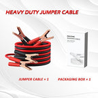 NOONE Jumper Cables for Car Battery, Heavy Duty Automotive Booster Cables for Jump Starting Dead or Weak Batteries (10-Feet (10-Gauge)