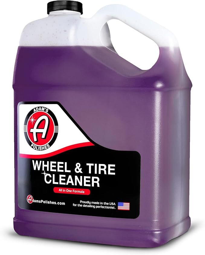 Adam's Polishes Wheel & Tire Cleaner Gallon - Professional All in One Tire & Wheel Car Wash Wheel Well Cleaning Spray for Car
