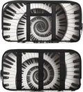 Piano Keyboard Car Sun Visor Storage Bag, Car Accessories with Zipper Visor Storage Pouch Tactical Panel Adjustable Straps for SUV Truck