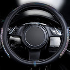 Flying Banner car Steering Wheel Cover Gel Massage Velvet Cool Warm Universal Size 15 inches SUV Truck Anti Slip Odorless Sum