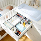DIMJ Drawer Organizer Clothes Storage - 21 Pack Baby Dresser Organizer for Nursery Closet Organization, Fabric Drawer Organiz