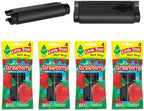 LITTLE TREES Car Air Freshener | Vent Wrap Provides Long Lasting Scent, Invisibly Fresh | 16 Air Fresheners | Strawberry