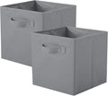 ShellKingdom Storage Bins, Foldable Fabric Storage Cubes And Cloth Storage Organizer Drawer For Closet And Toys Storage, 2 Pa
