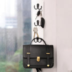 Yohsnor Vertical Wall-Mounted Key Holder – Stylish Entryway Hook Rack, Perfect for Narrow Spaces – Ideal Storage Solution for