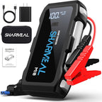 Jump Starter 6000A, 12V Car Battery Jump Starter with USB Quick Charge (Up to All Gas or 10.0L Diesel Engine), Battery